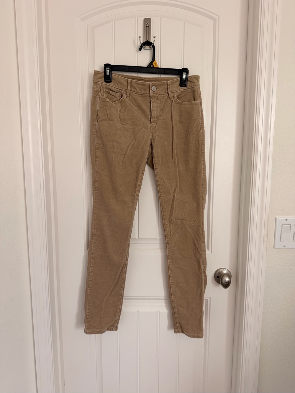 LOFT Slim Corduroy Skinny Pants in Khaki